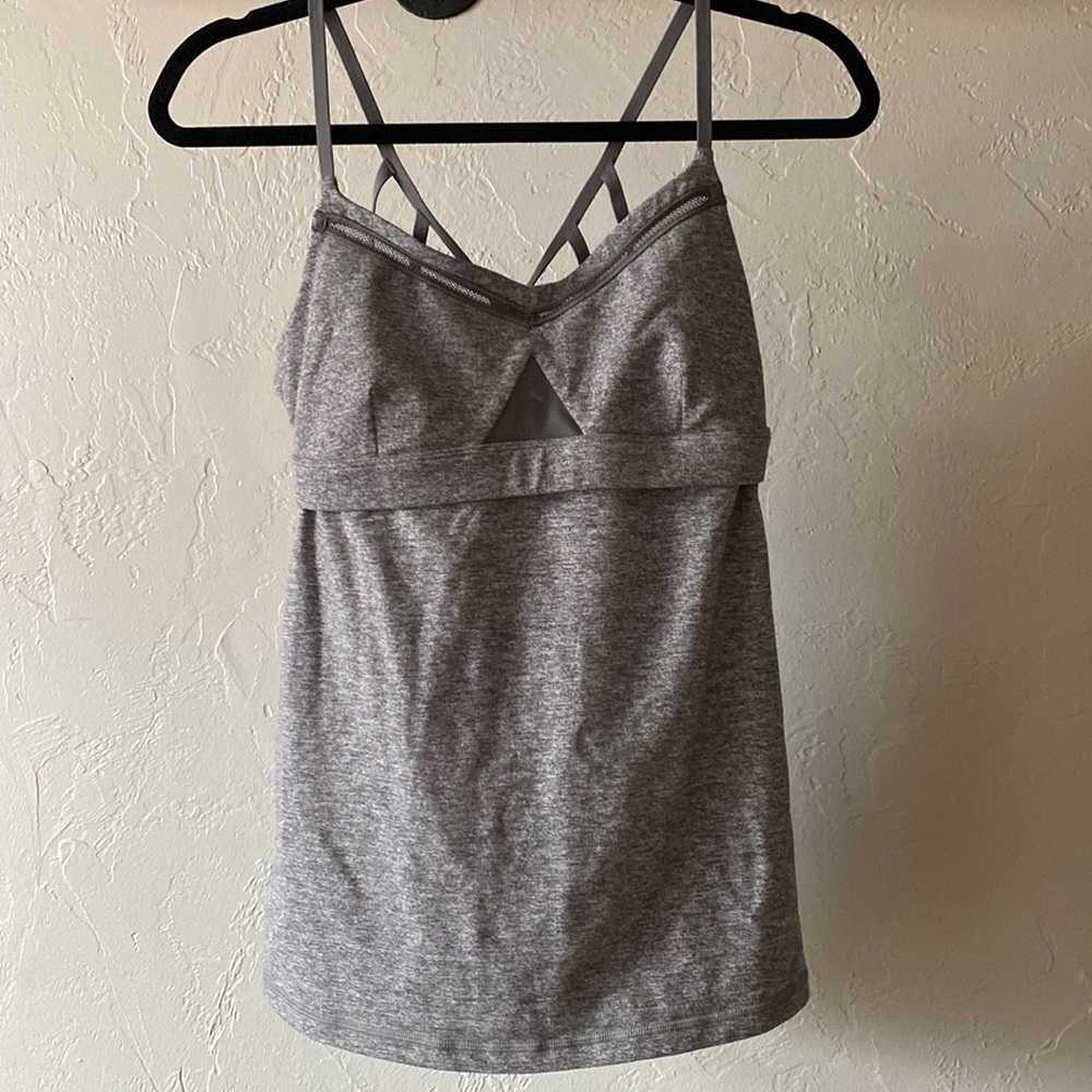 Gray Lululemon tank